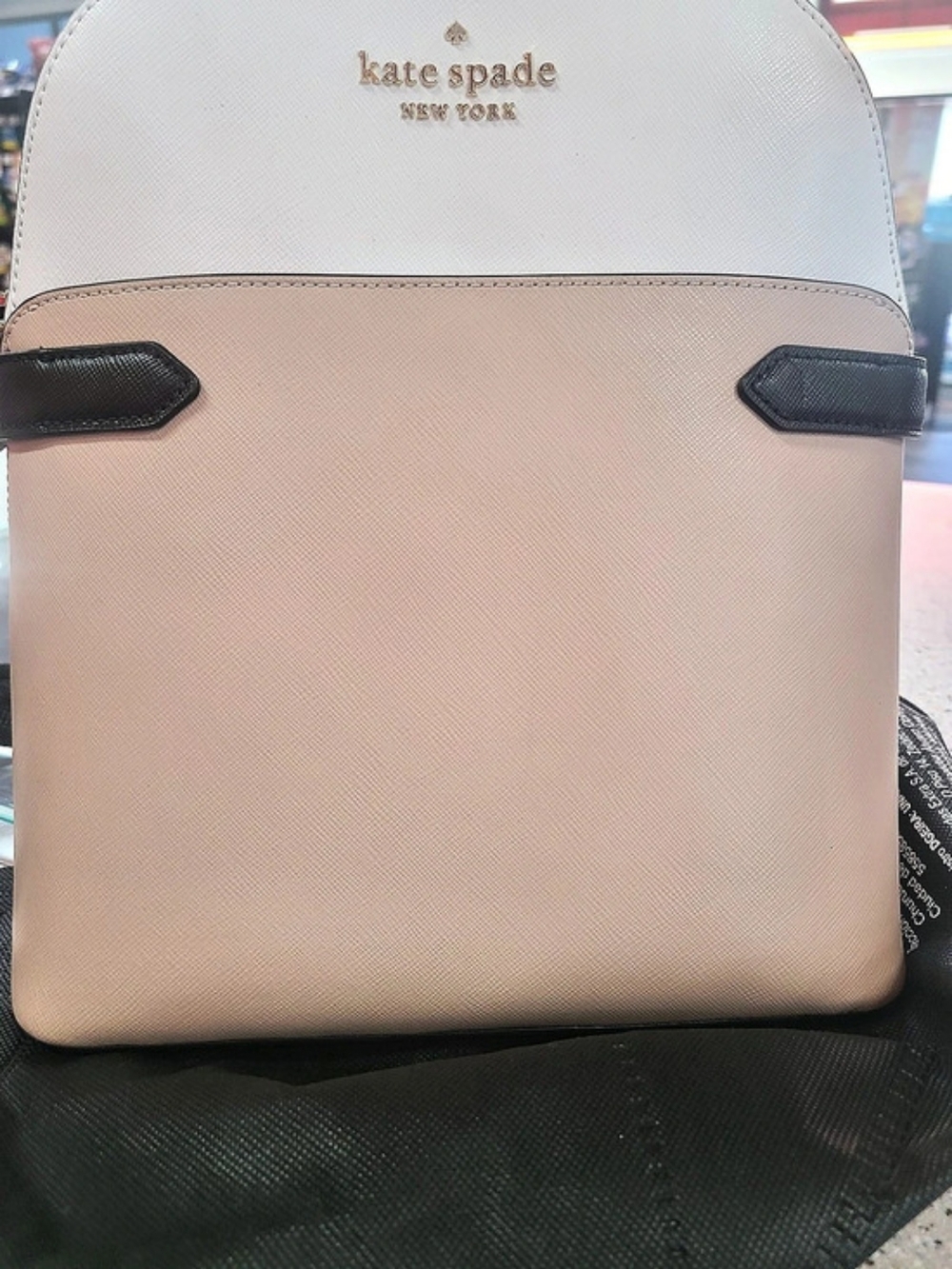 kate spade new york domo becca Crossbody Bag in Pink & White NWT